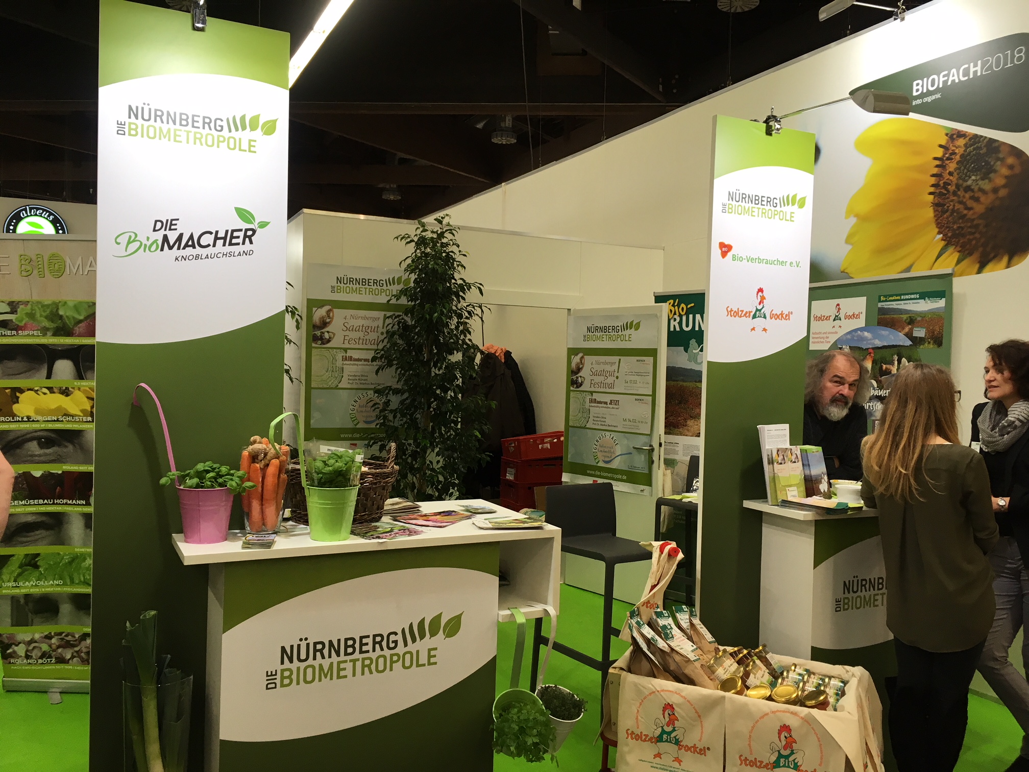 Biometropole Messestand